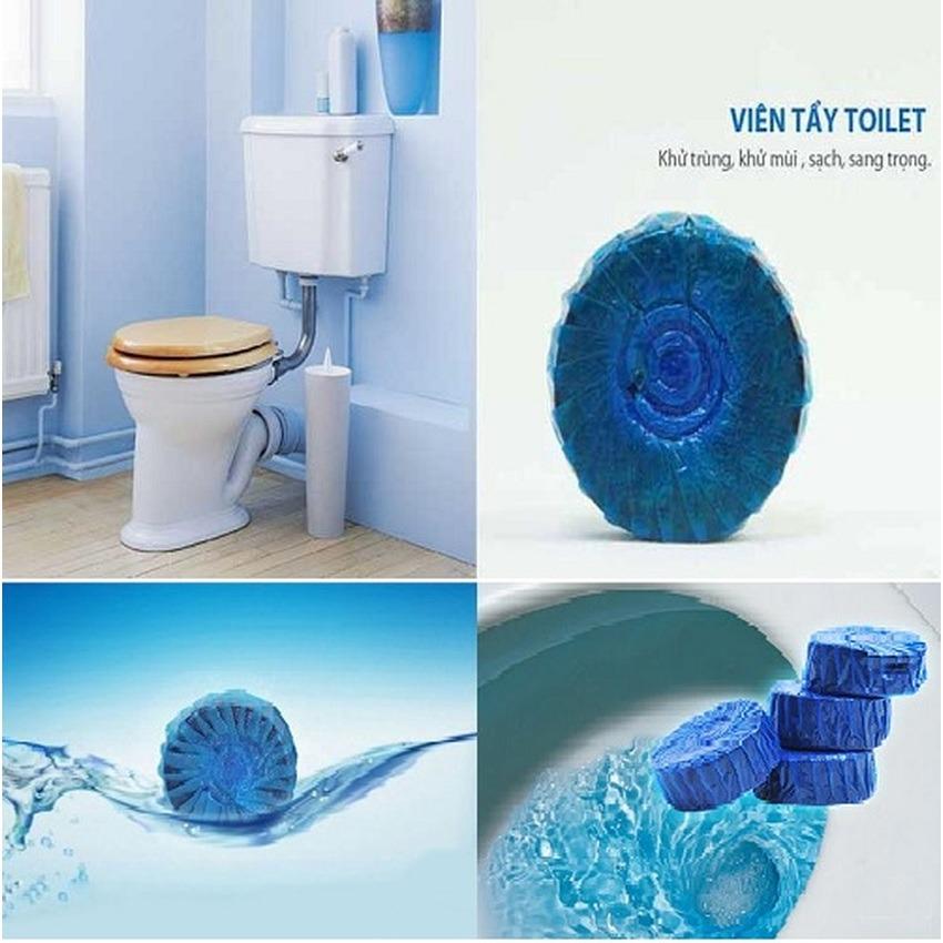 [FLASH SALE GIỜ VÀNG] Combo 10 Viên tẩy bồn cầu cực sạch và thơm mát, dễ dùng, an toàn