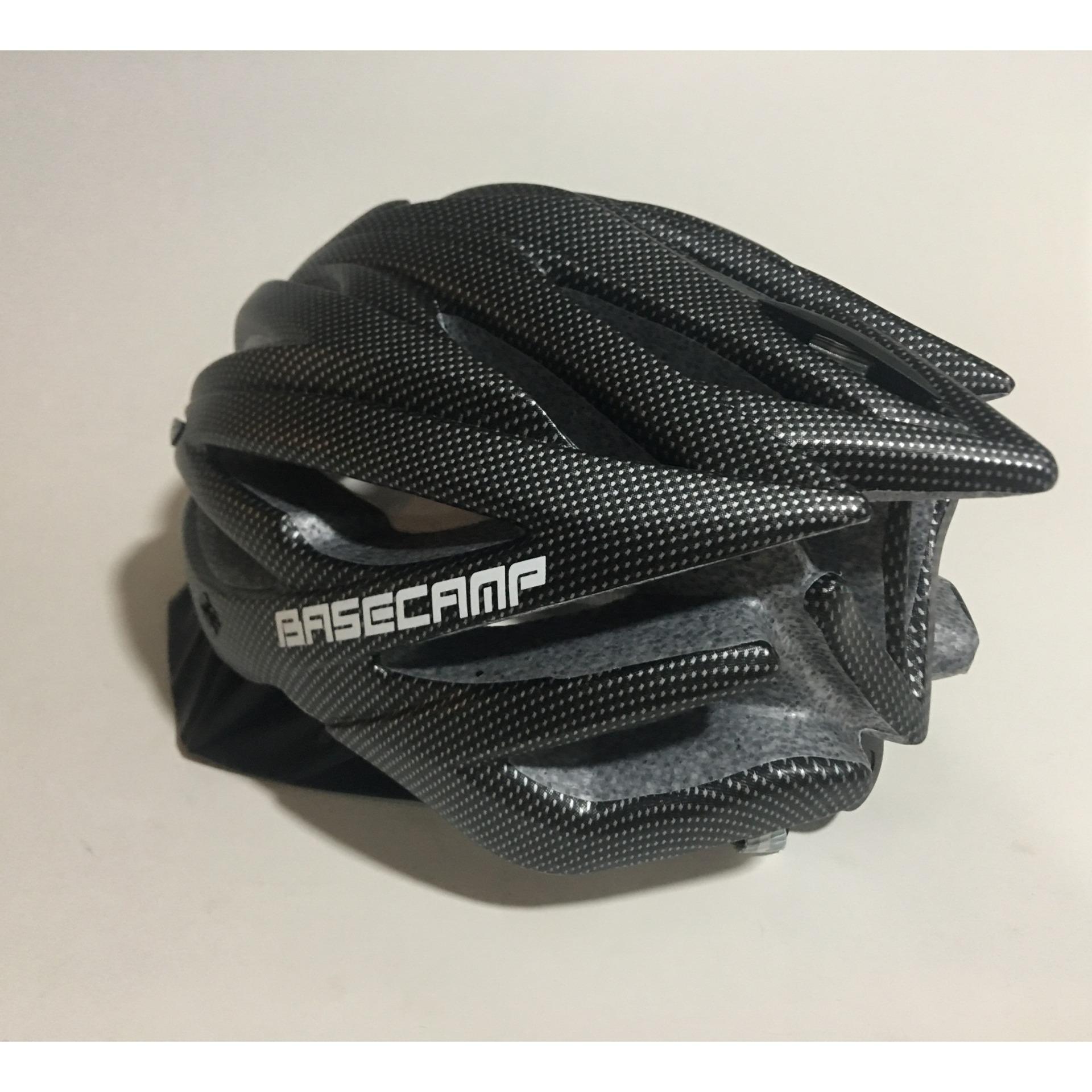 MŨ BẢO HIỂM XE ĐẠP BASECAMP (ĐEN CARBON)