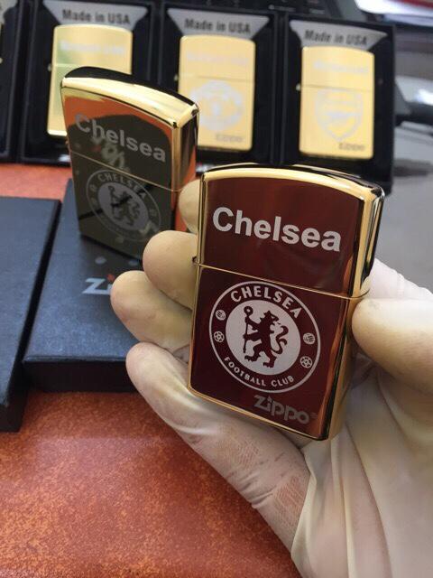 [HCM]Bật Lửa Zippo USA Logo Chelsea