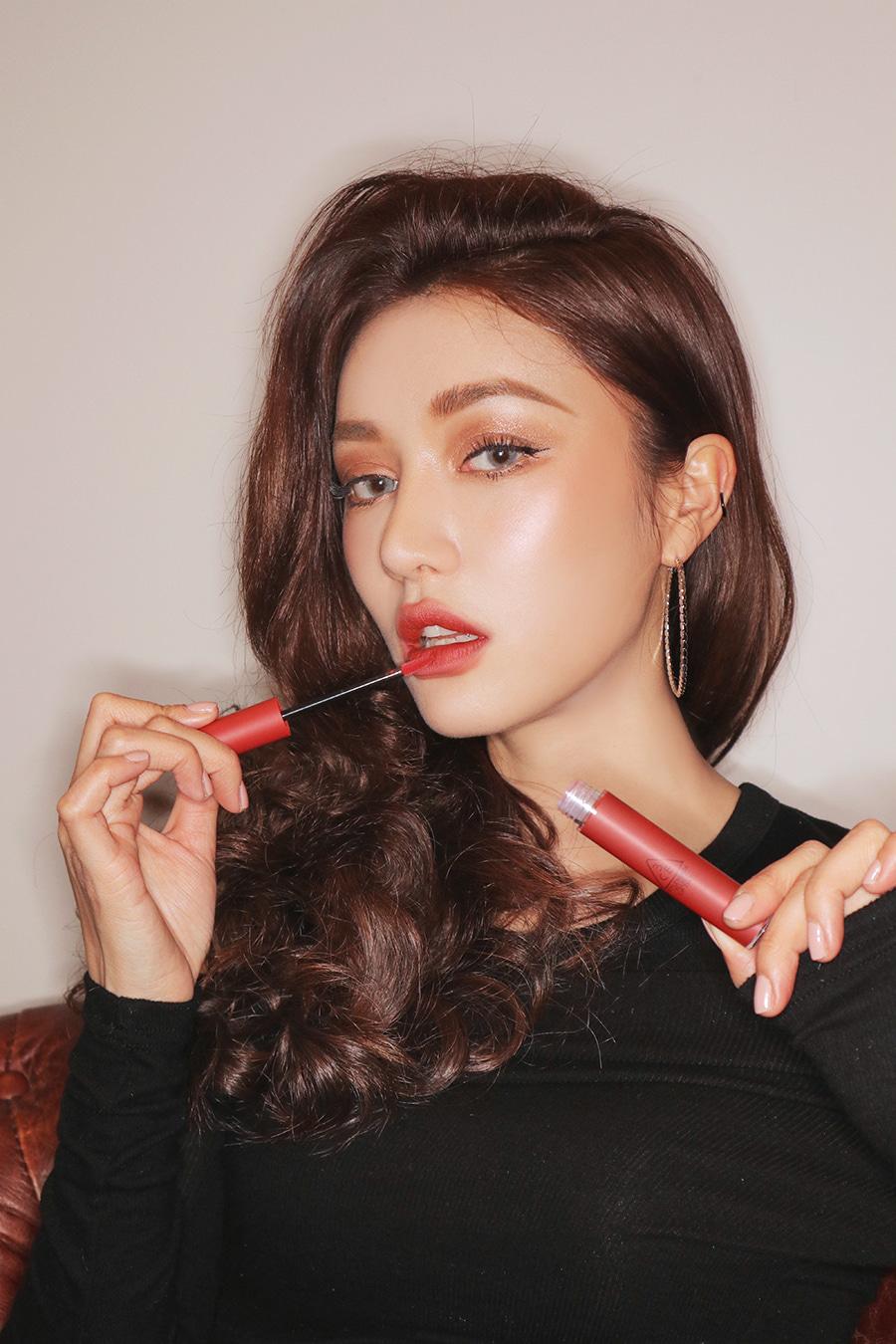Son kem lì 3CE Velvet Lip Tint #Daffodil (Đỏ đất)