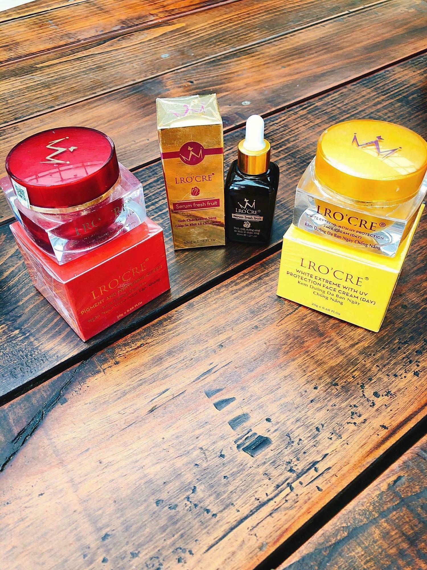 Combo 3 loại kem ngày và đêm LroCre kem bel kem ngày và serum - Chính hãng