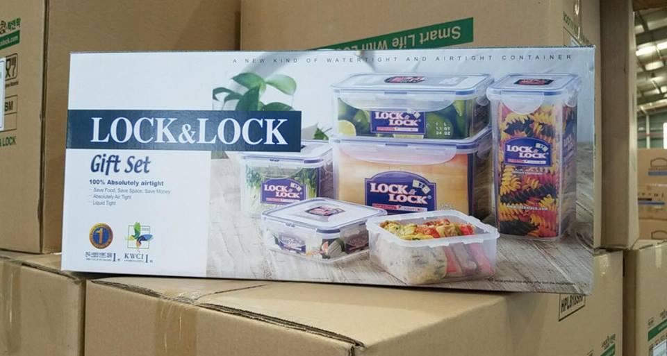 BỘ HỘP NHỰA ĐỰNG THỰC PHẨM 6 MÓN CỦA LOCK&LOCK