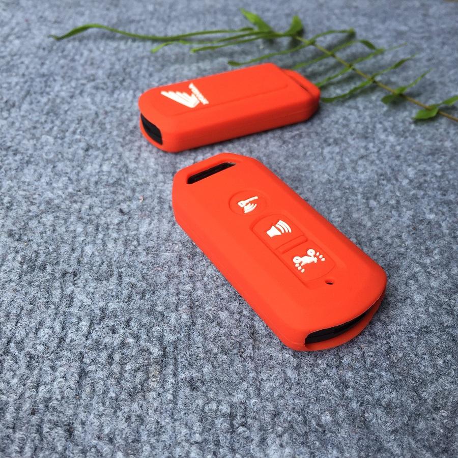 Bọc khóa smartkey Honda SH,SHmode, PCX màu Đỏ cam