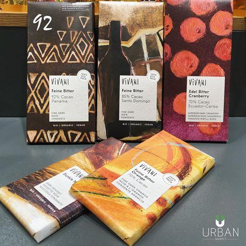 Socola đen hữu cơ 92% cacao Vivani 80g