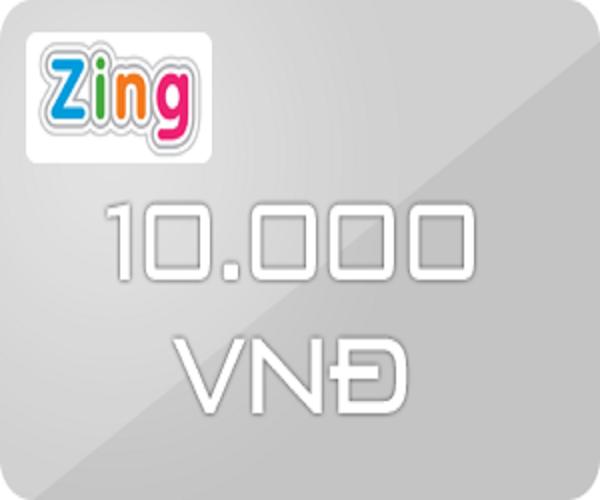 Thẻ Game Zing 10.000 VNĐ & PHÍ CHUYỂN