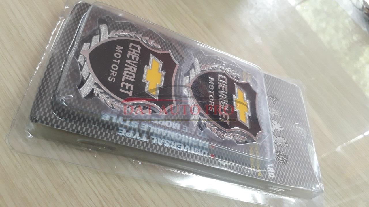 Cặp Huy hiệu bông lúa Chevrolet kim loại cao cấp.