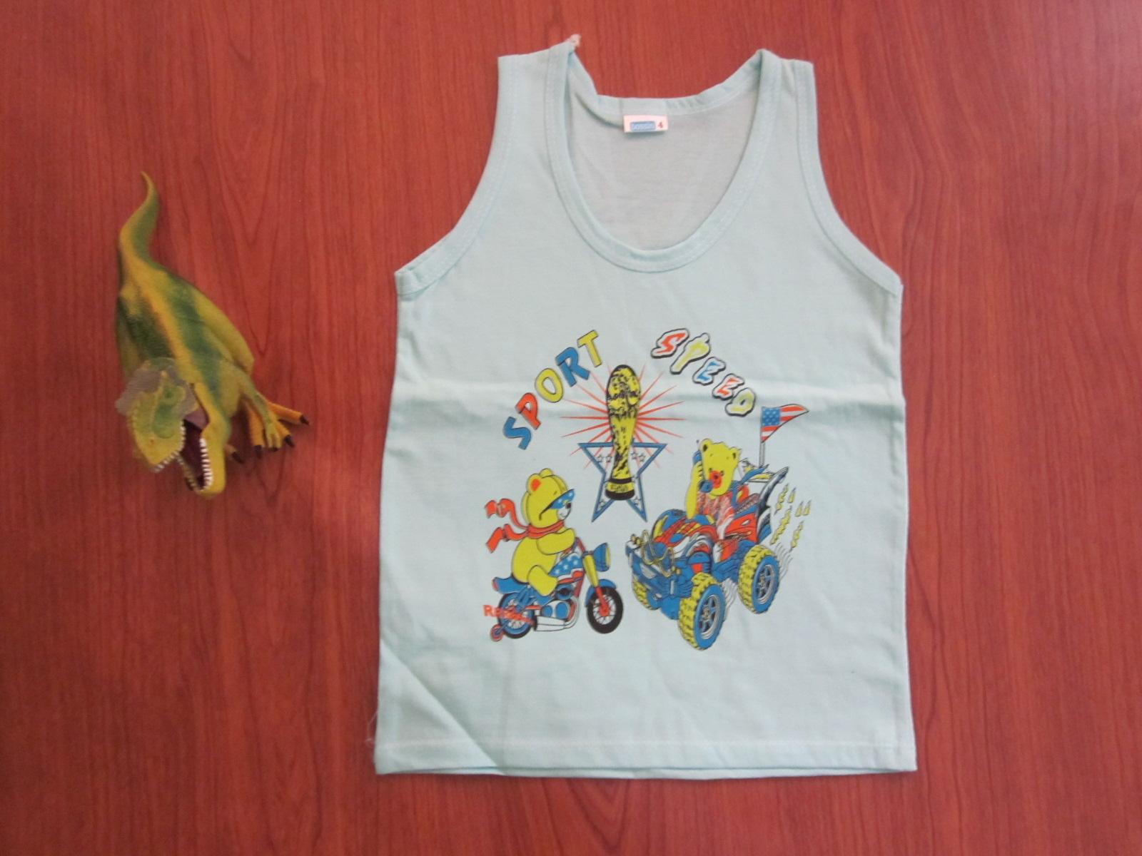 Combo 5 áo Ba lỗ màu bé trai BOSSINI
