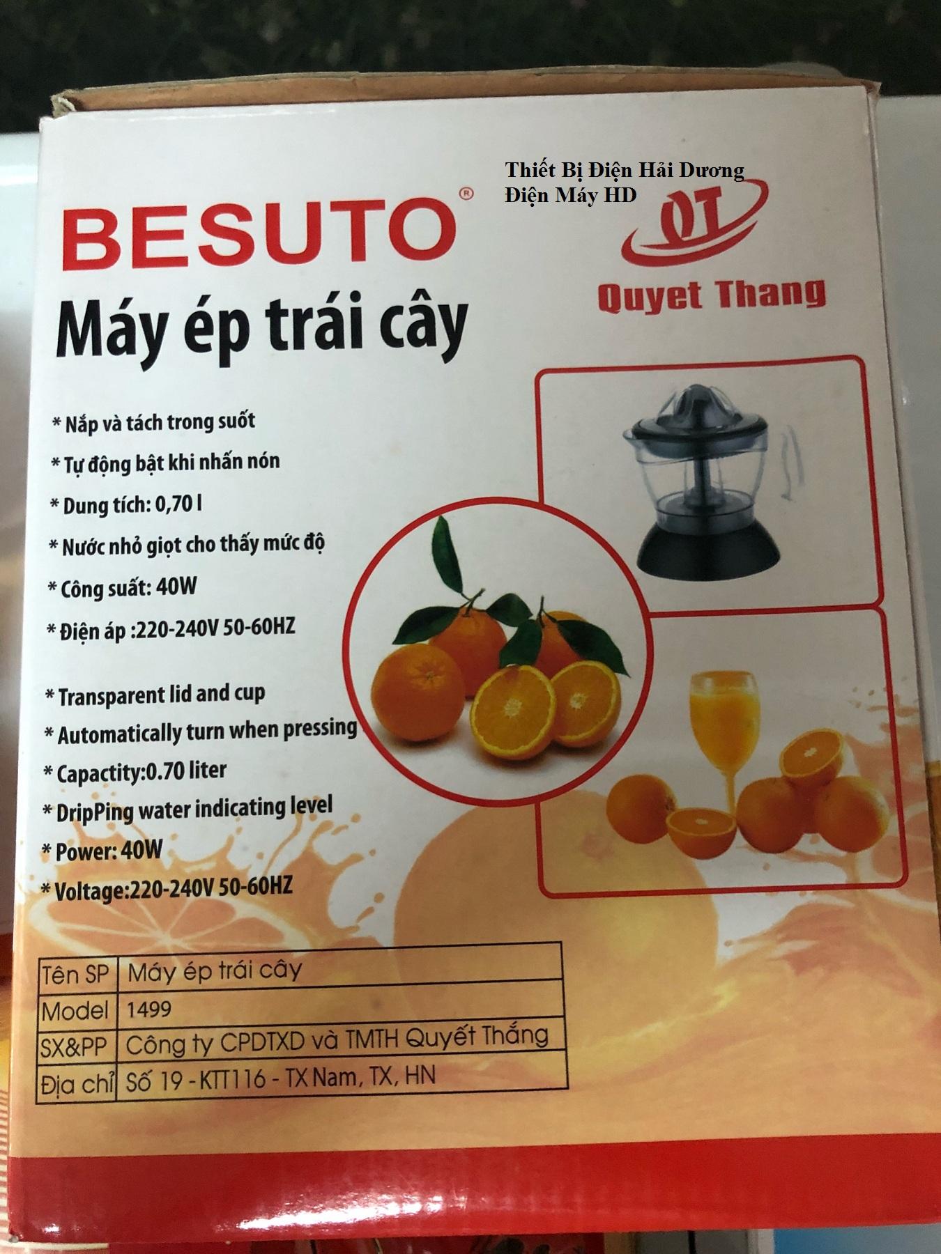 Máy ép trái cây Besuto 1499 40W (Cam)