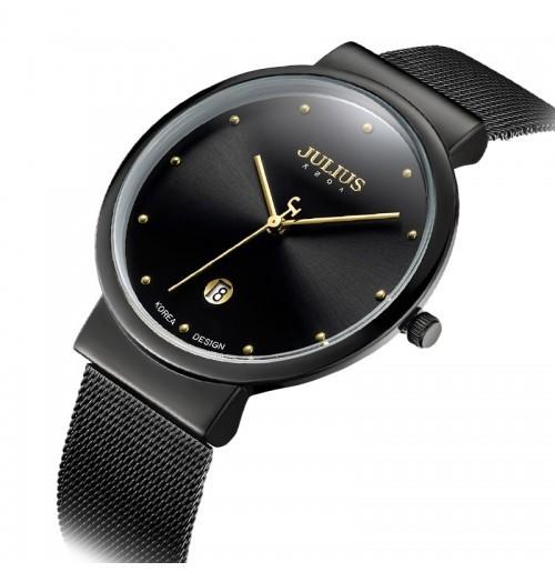 Đồng hồ đôi Julius JU1052 Đen