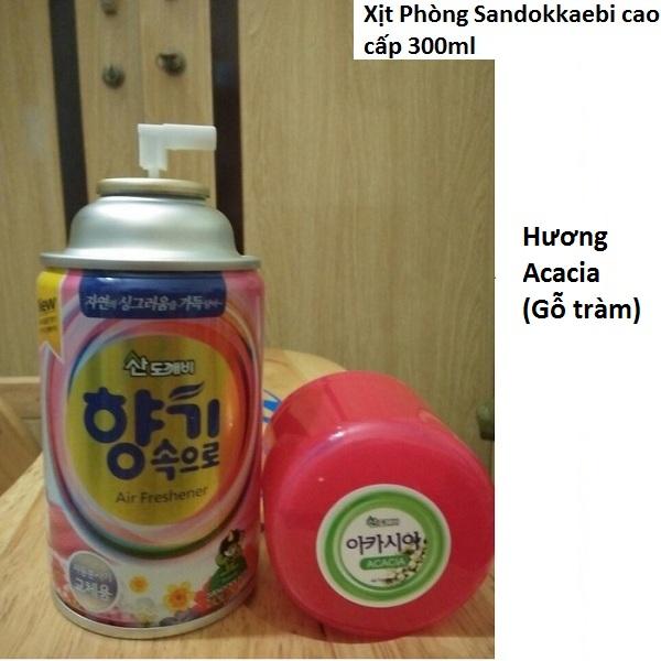 Bình xịt khử mùi thơm phòng Hàn Quốc Sandokkaebi 300ml GT-335