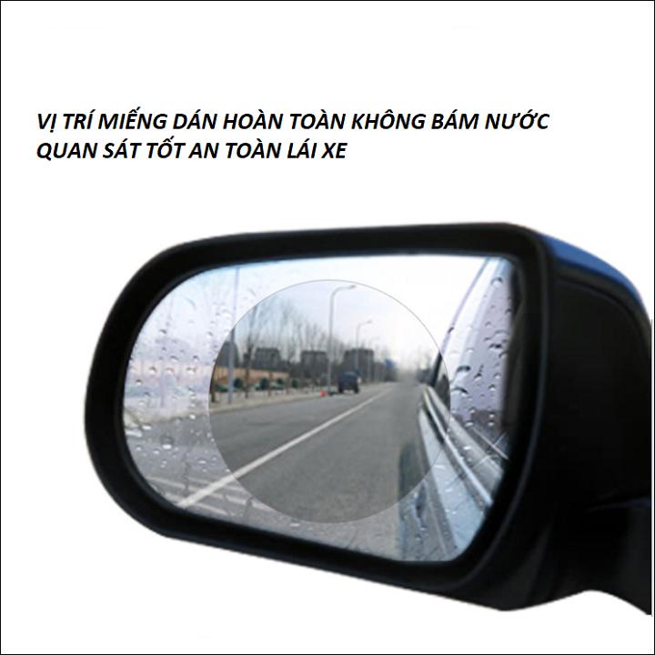 Miếng dán chống bám nước gương chiếu hậu ô tô
