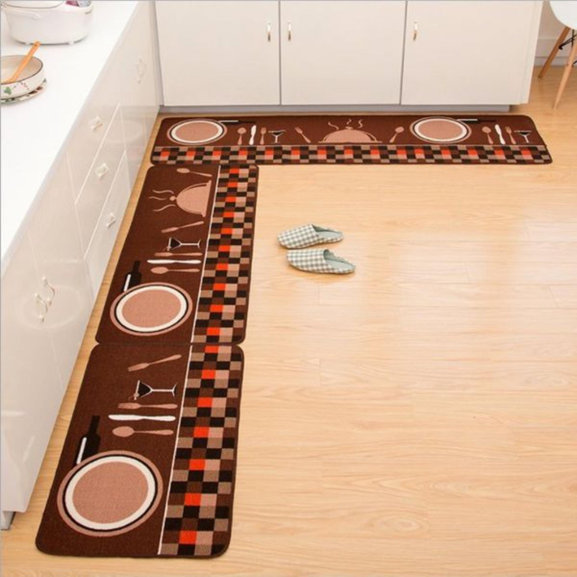 Combo 02 thảm trải sàn nhà bếp (120x40 cm và 60x40 cm)