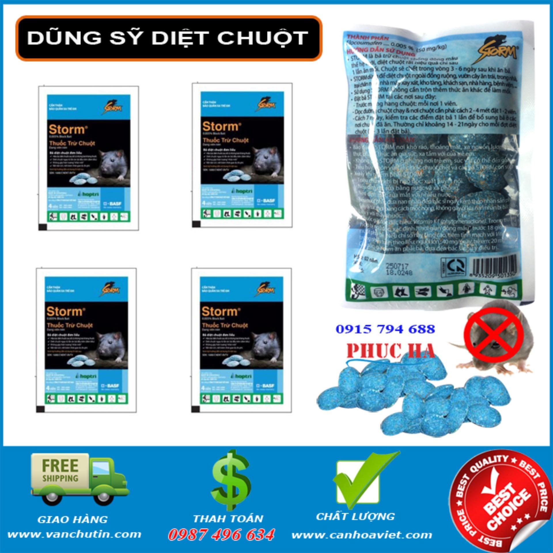 [HCM]40 Viên Thuốc Diệt Chuột Sinh Học Storm 0.005%