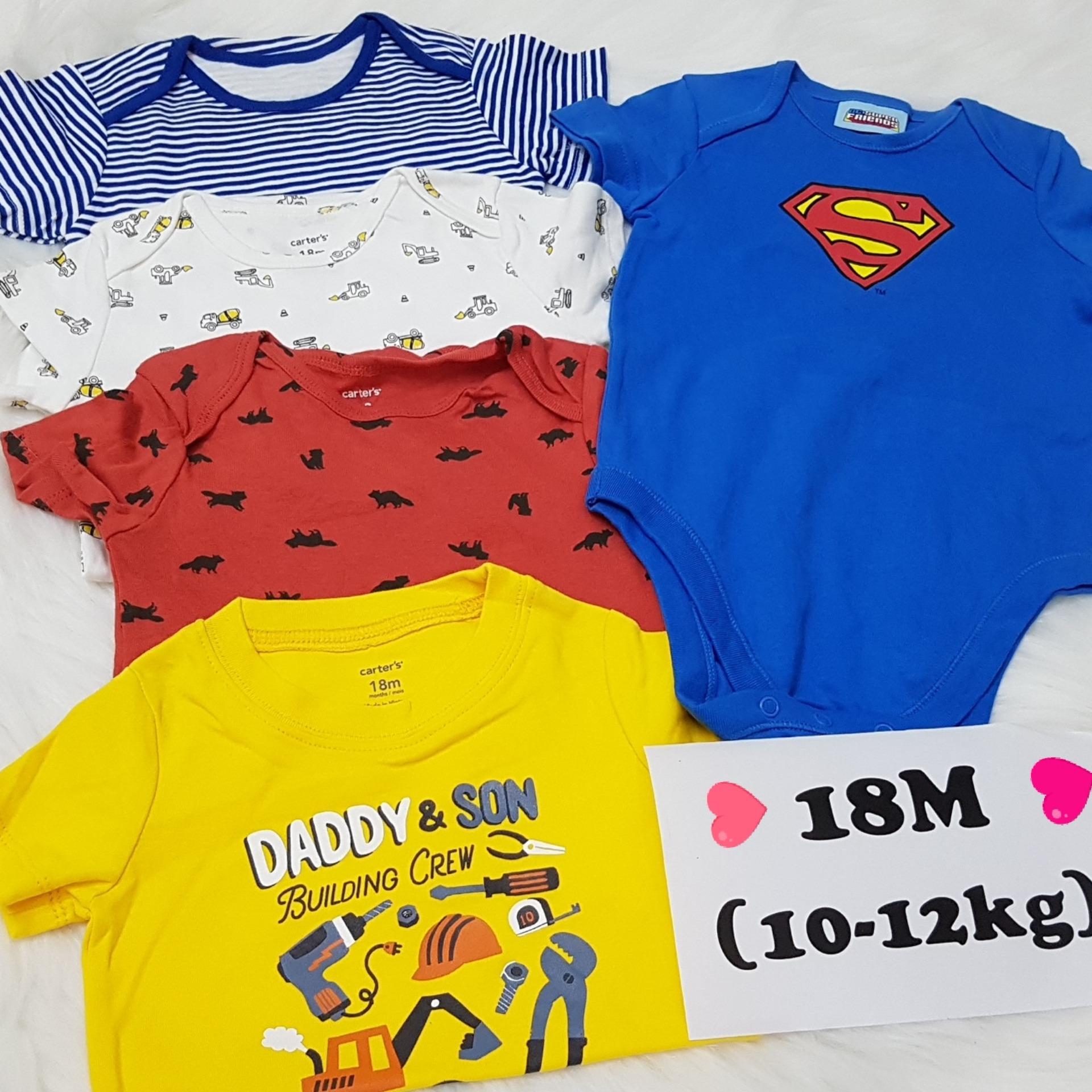 Set 5 áo liền quần bé trai