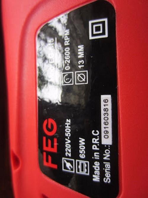 Khoan bắt vít FEG 515 - Hàng công ty