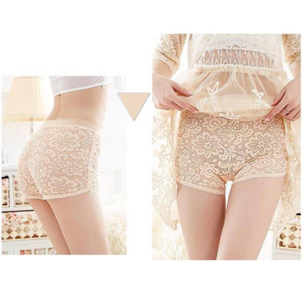 Combo 2 Quần Mặc Trong Váy Ren 2 Lớp