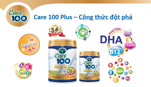 Sữa Care 100 Gold 900g (cho trẻ 1-10 tuổi)