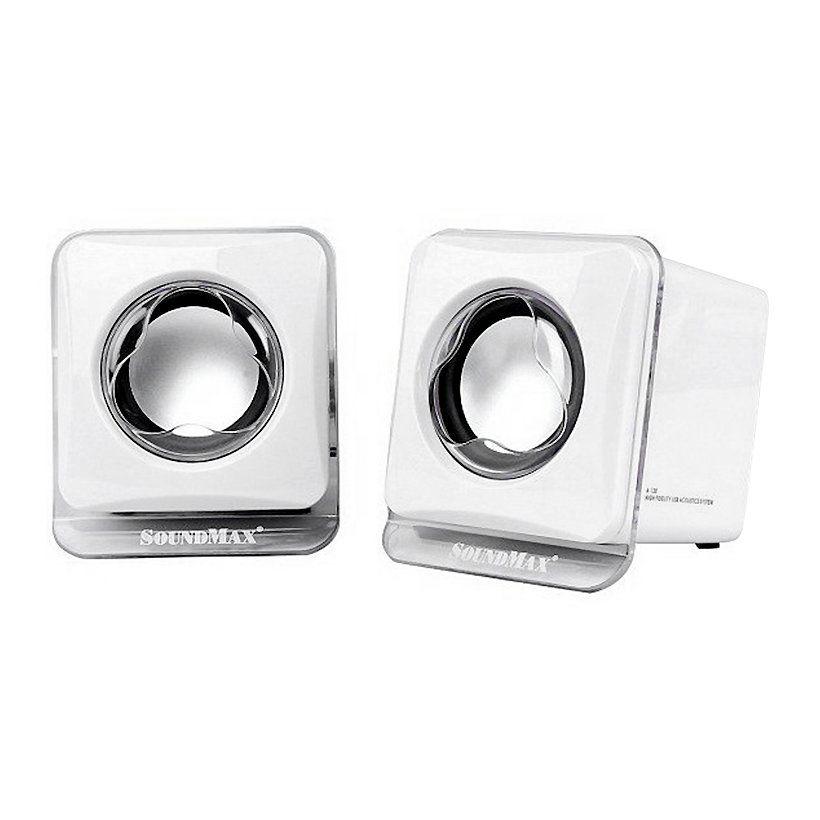 Loa máy tính SoundMax A-120 (Trắng)