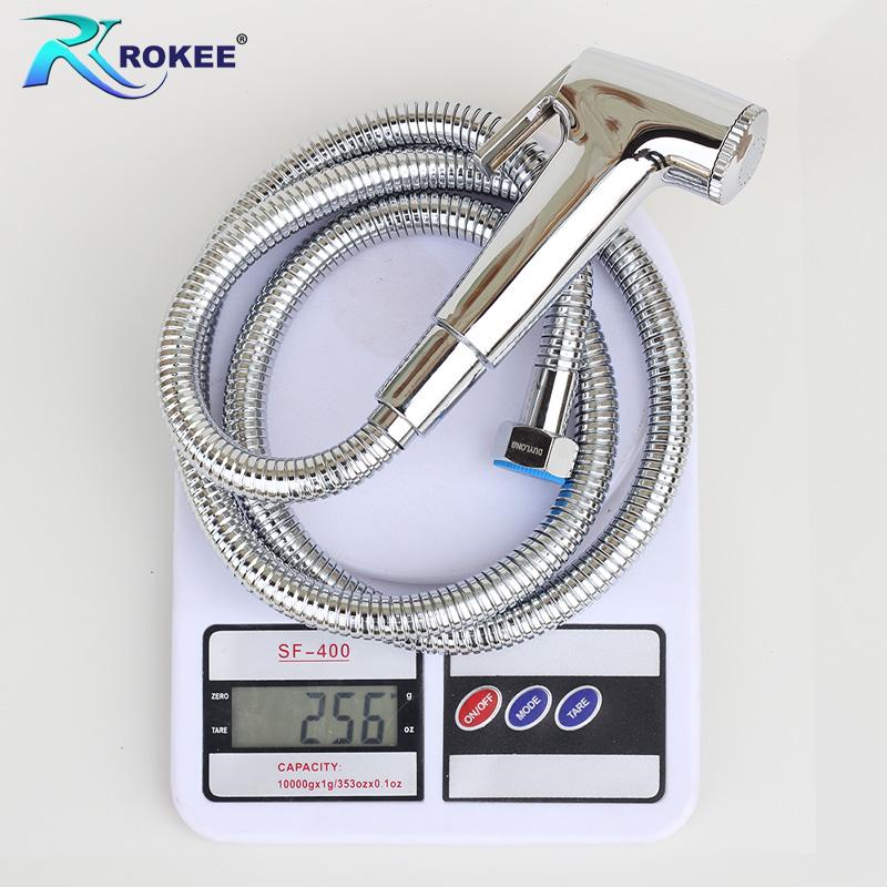 VÒI XỊT VỆ SINH ROKEE R002 (Trắng bạc)