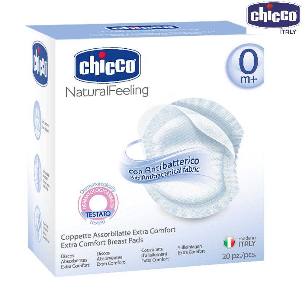 Miếng Lót Thấm Sữa Chicco Kháng Khuẩn ( hộp 20 chiếc )