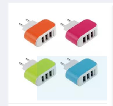 [HCM]Bộ 2 cục sạc điện thoại đa năng 3 cổng USB loại tốt -219