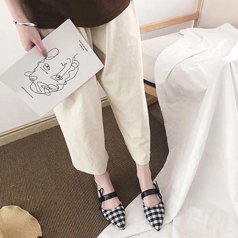 Giày sandal bít mũi quai ngang 1p