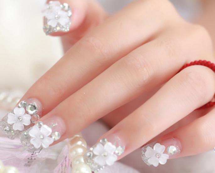 Bộ 24 Móng Tay Giả Họa Tiết BM01