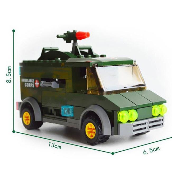 hộp lắp ráp xe Truck  đồ chơi Lego lắp ráp