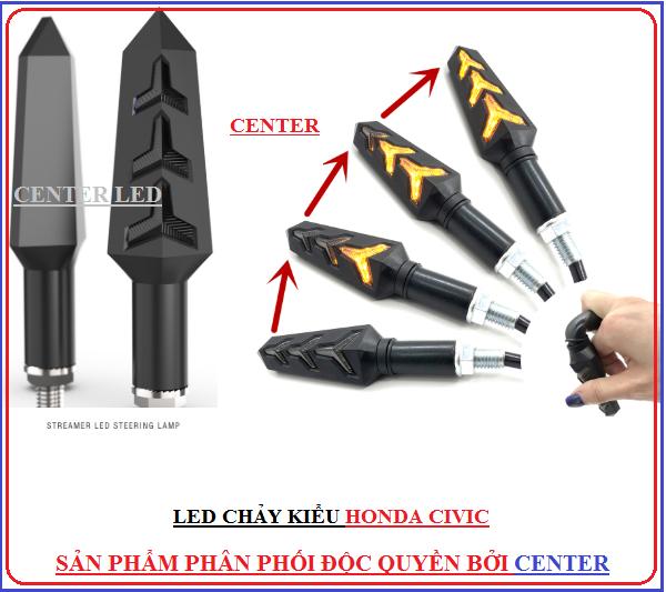 Đèn xinhan chạy hiệu ứng kiểu honda-civic