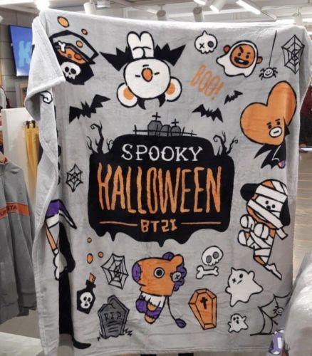 Chăn BT21 SPOOKY Halloween kute