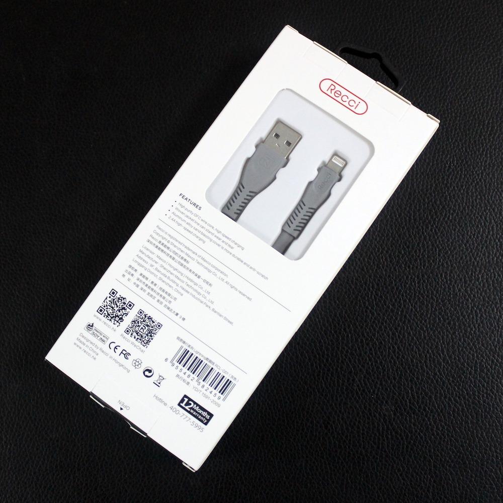 Cáp sạc cho iPhone dài 1.0m Recci Vosion