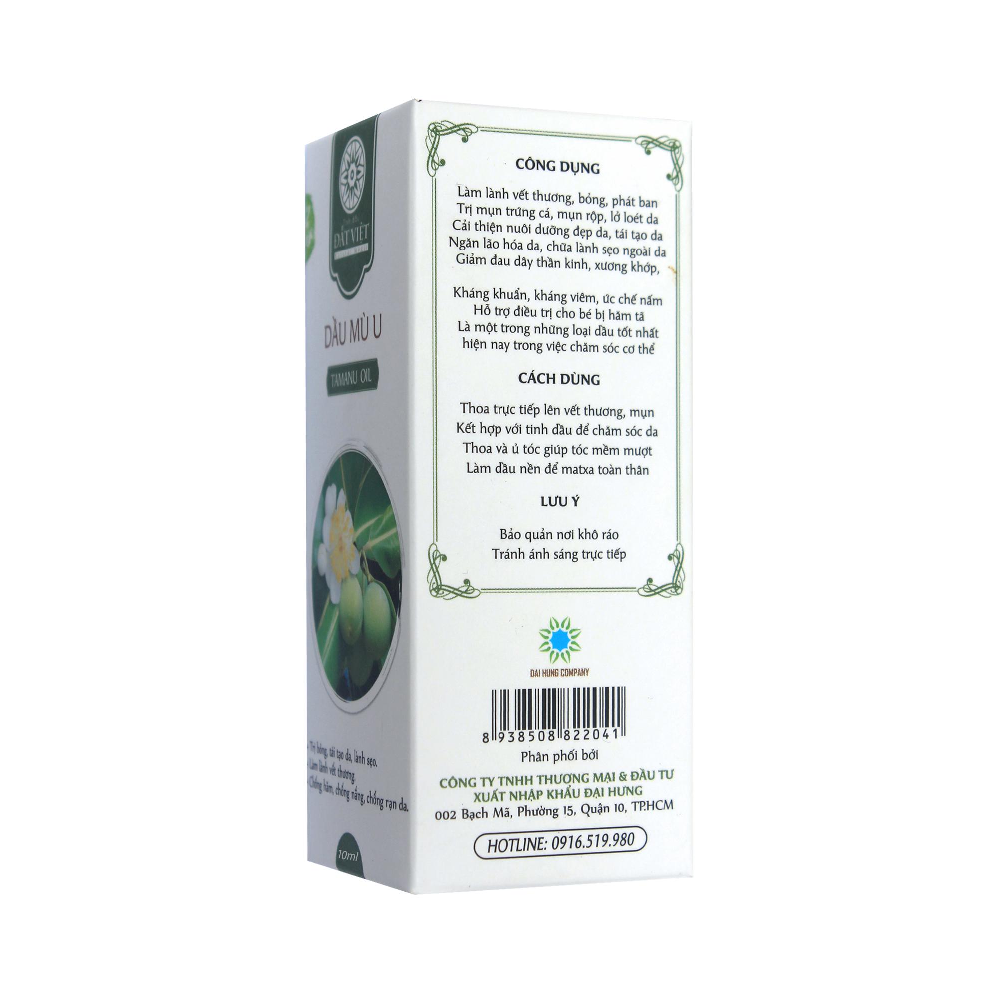 [HCM]Dầu Mù U Đất Việt 10ml