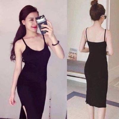 ĐẦM THUN BODY 2 DÂY XẺ TÀ