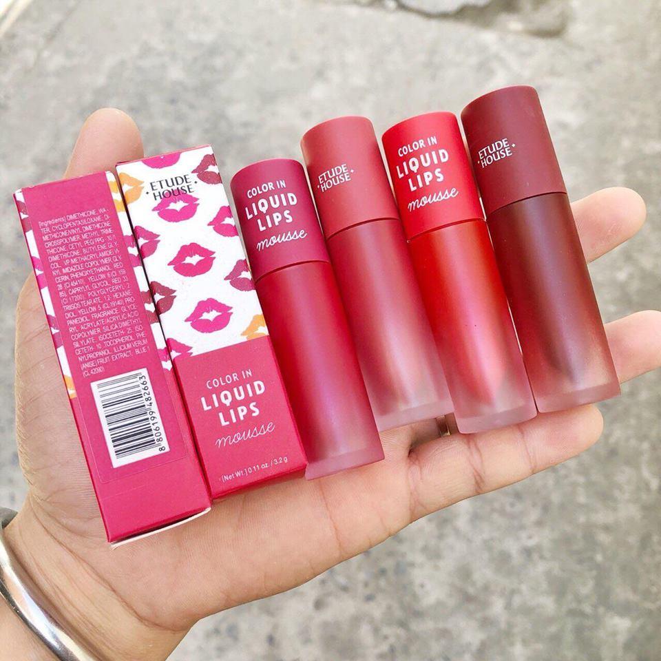 Son kem etude house color in liquid lips mouse