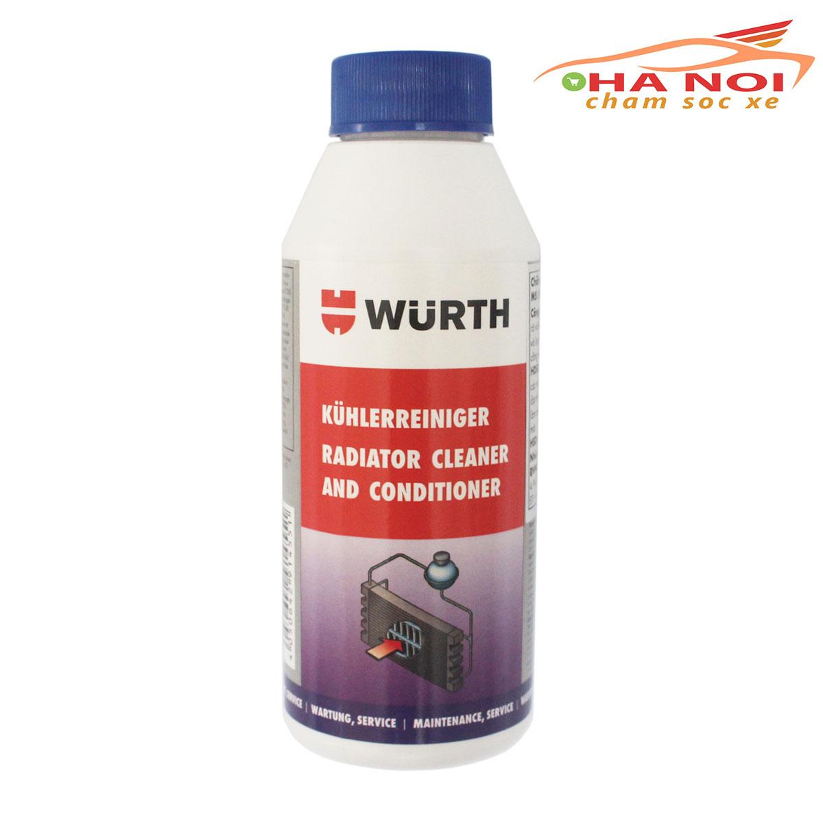 Vệ sinh két nước làm mát động cơ Wurth  250ml