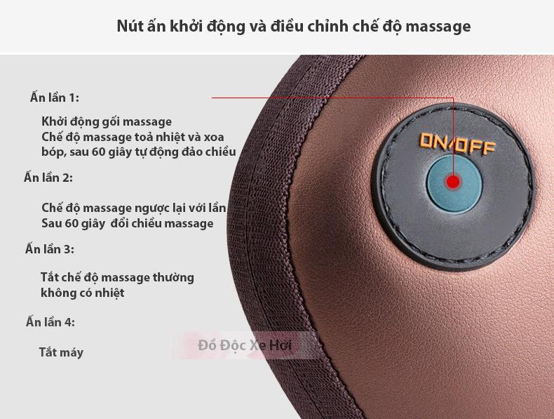 Gối massage hồng ngoại Car&Home