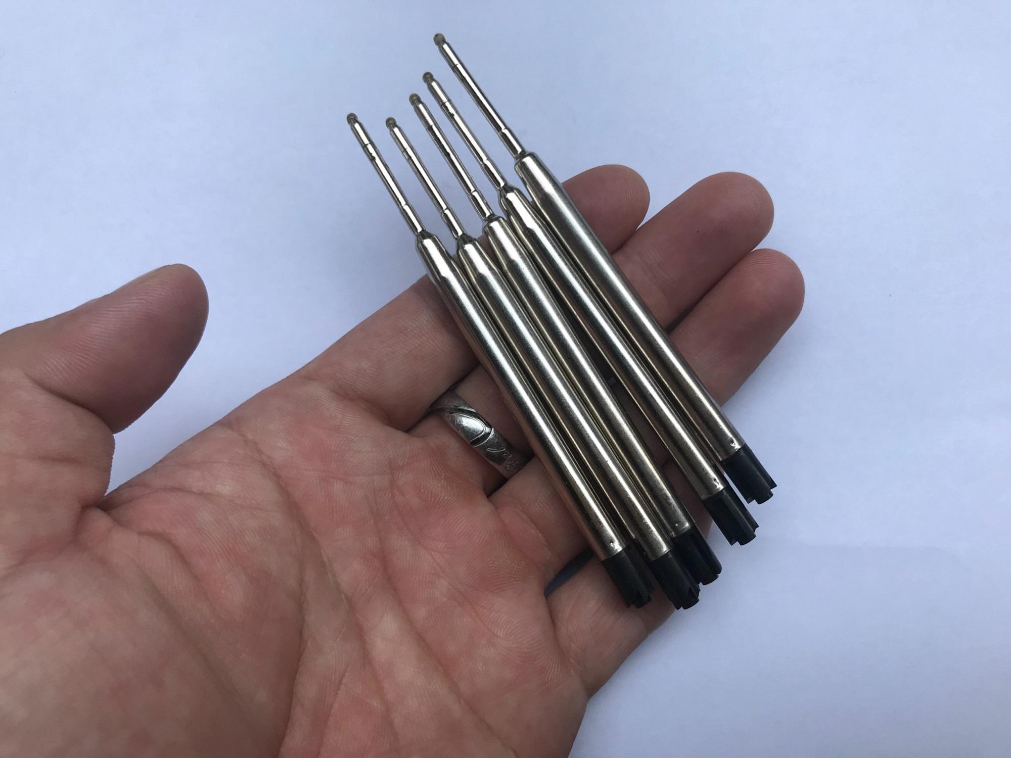 Combo 5 ruột bút bi dòng Parker Type 0.7 mm (mực đen)