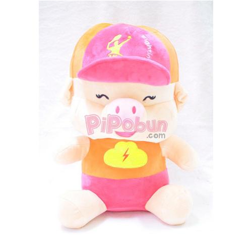 Gấu bông Heo đội nón Pipobun size 60cm - HappyLive Shop