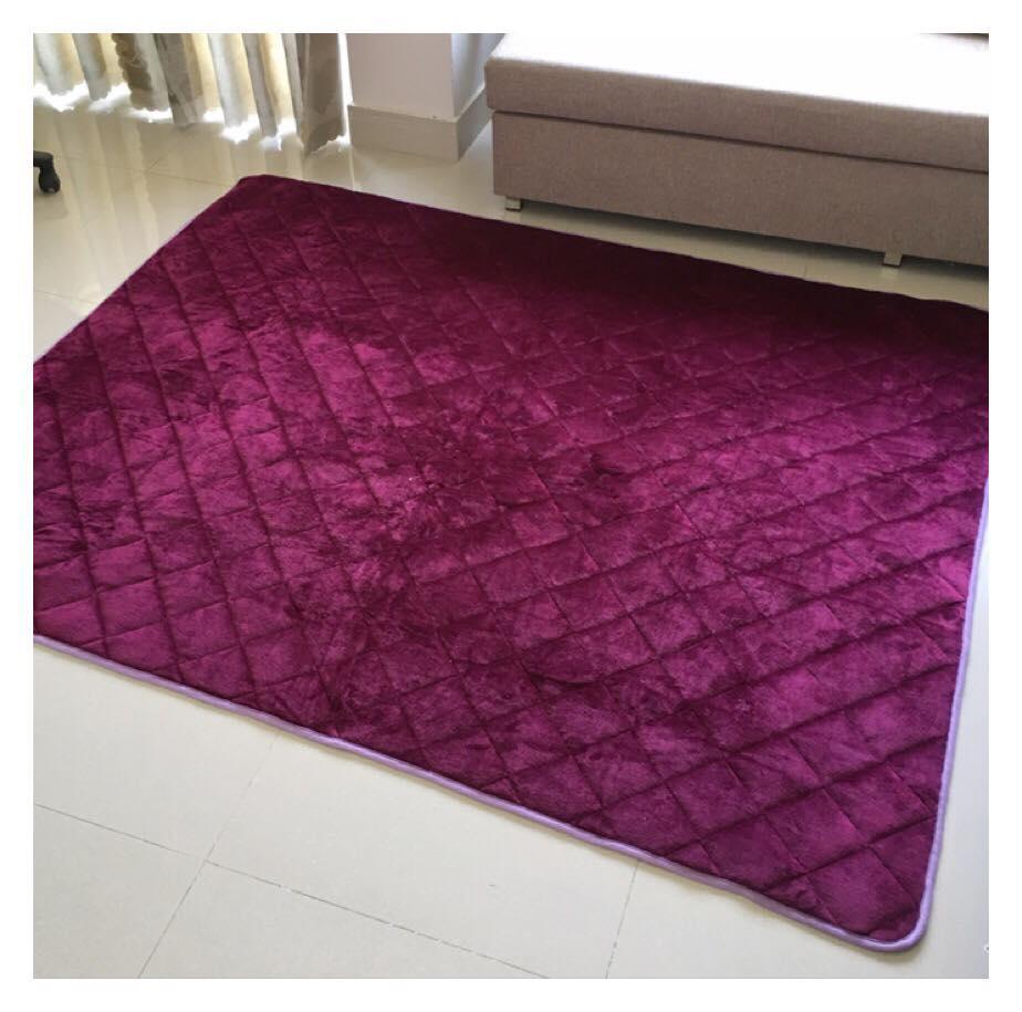 Thảm lông đa năng trải sàn, giường ngủ(1.6*2m nhiều màu)
