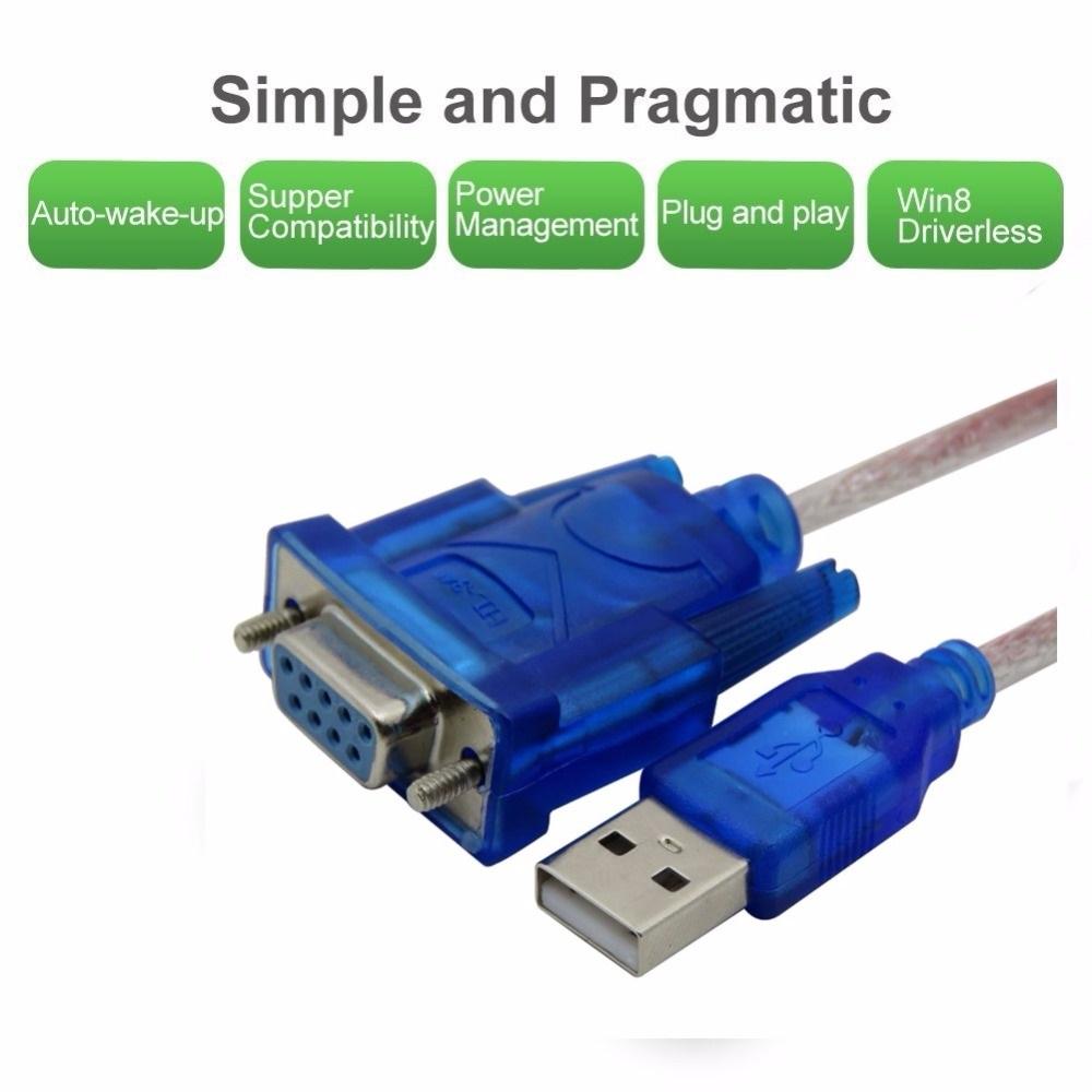 CÁP CHUYỂN USB SANG RS232 CỔNG COM CÁI 9 CHÂN HL340