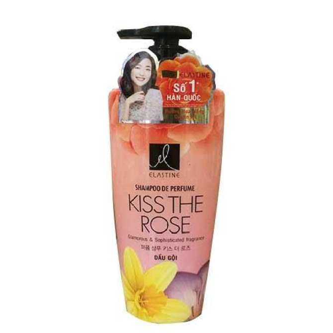 Dầu gội hương nước hoa Eslatine Kiss The Rose 600ml Dầu gội hương nước hoa Eslatine Kiss The Rose 600ml
