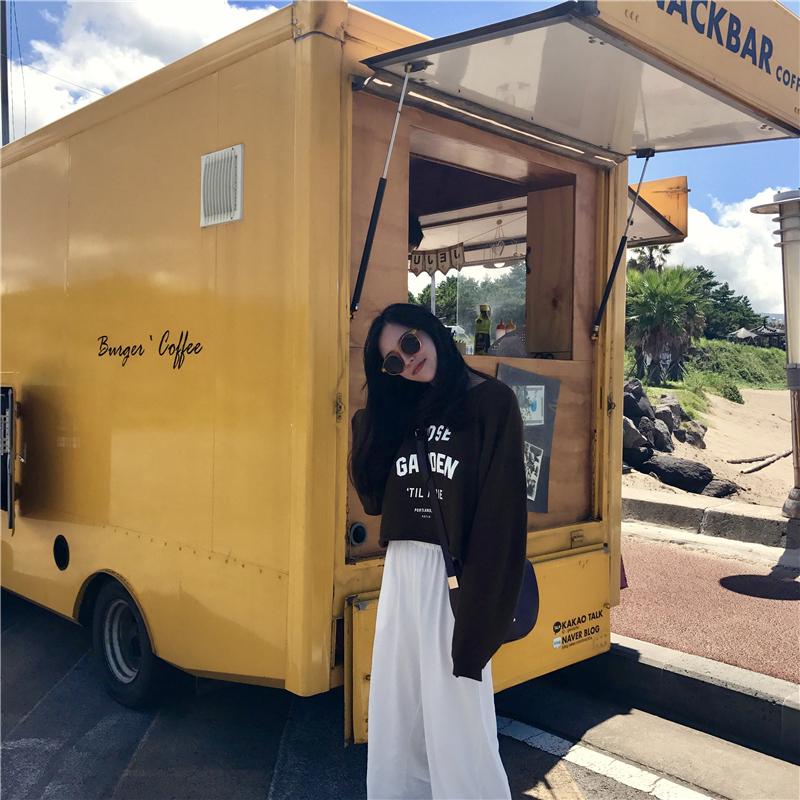 Áo thun CROPTOP tay dài in chữ