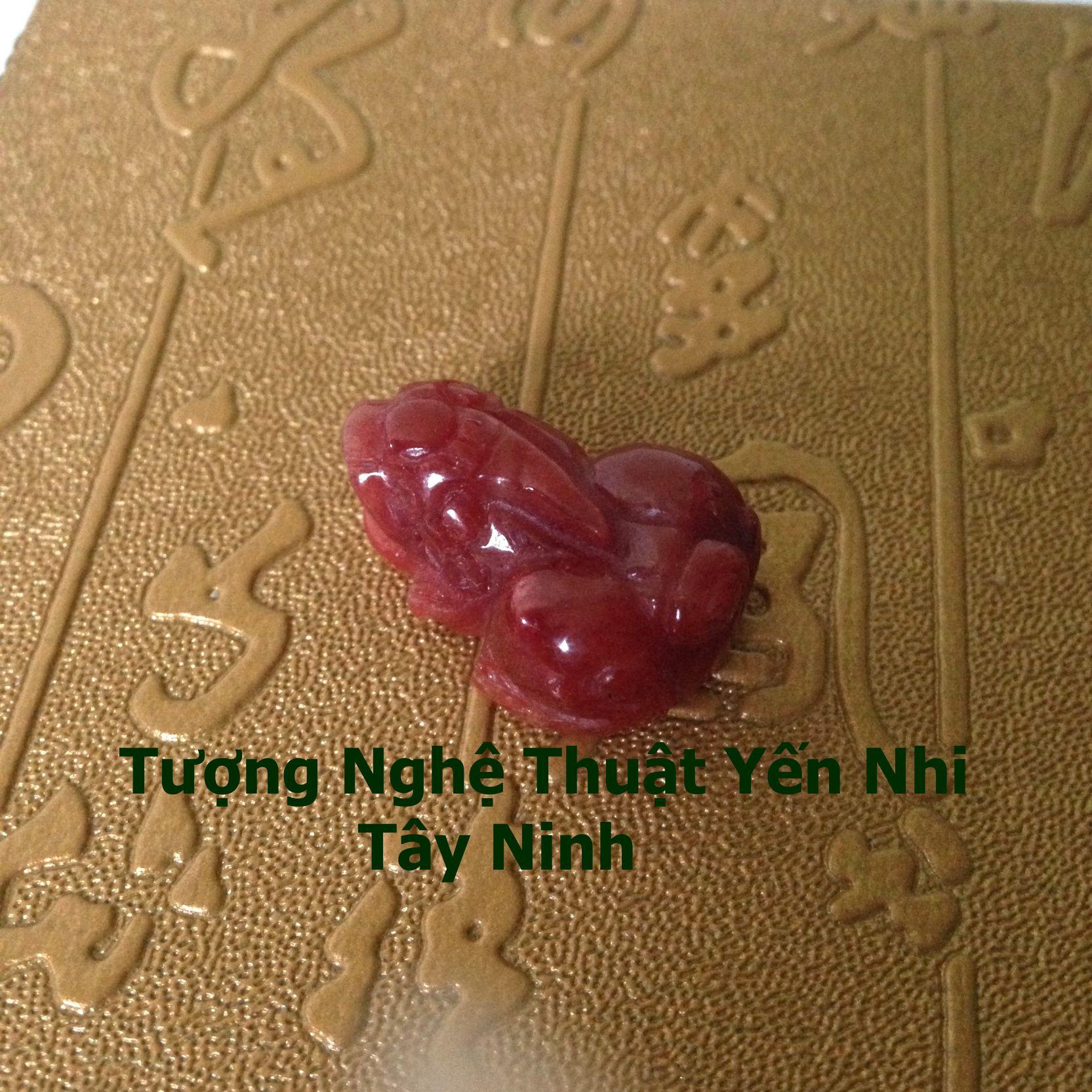 Mặt Nhẫn Tỳ Hưu Cẩm Thạch đỏ