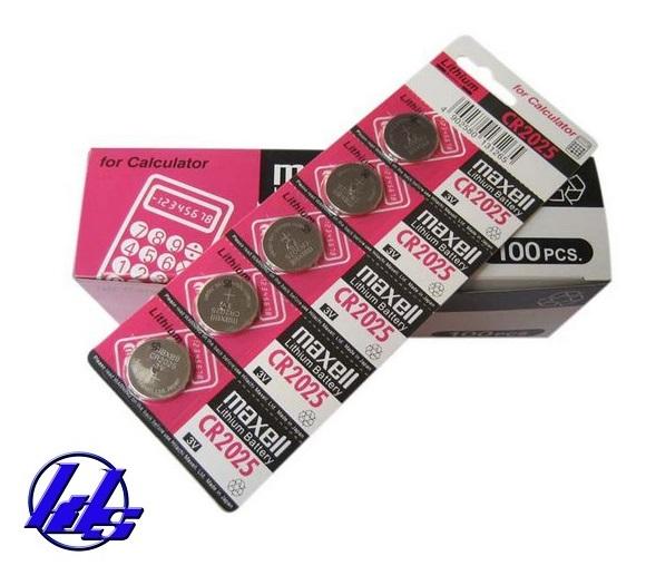 Pin CR2025 Maxell Vỉ 5 viên