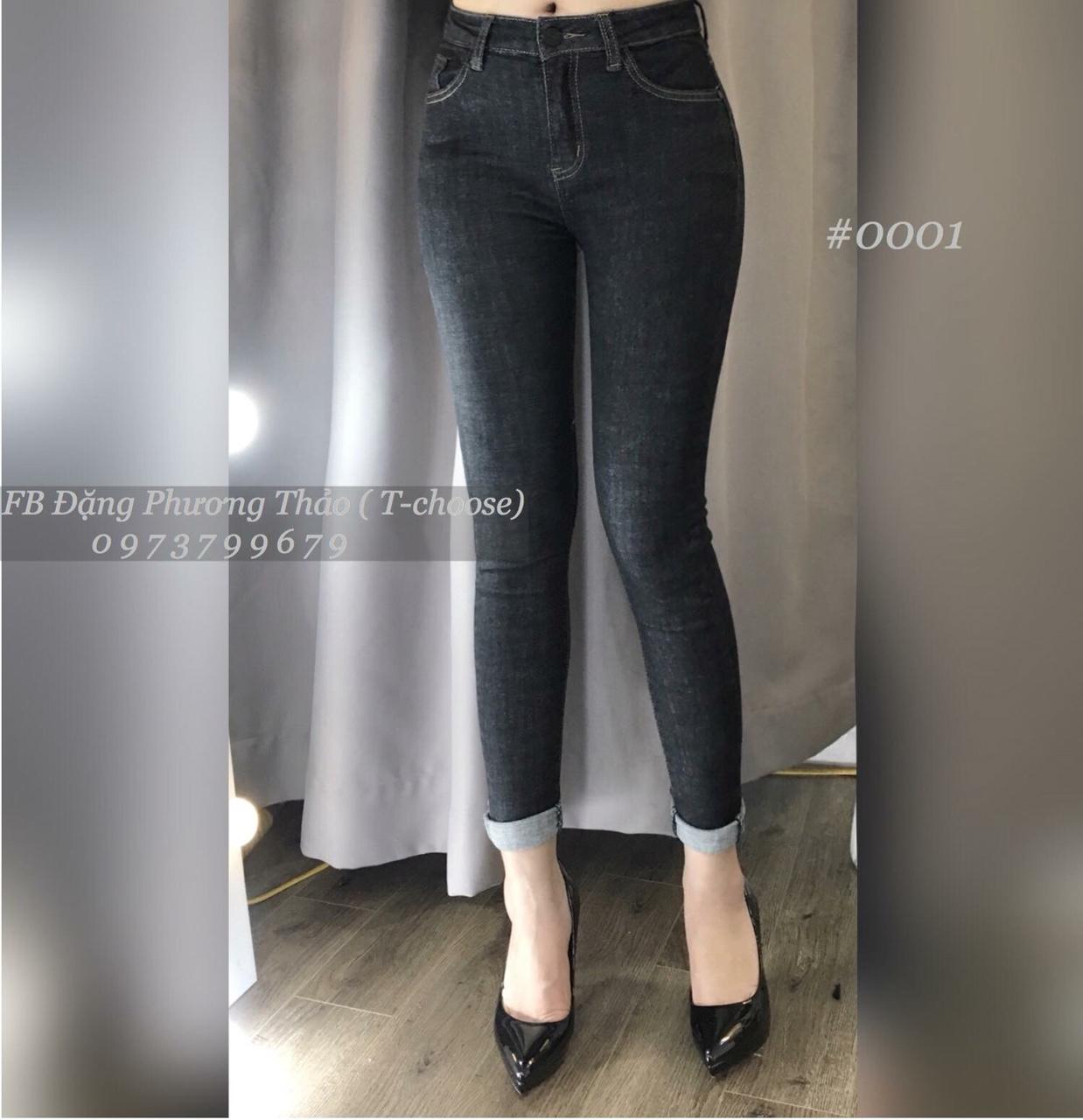 [HCM]QUẦN JEAN MUỐI TIÊU 9 TẤC SIÊU CO DÃN BIG SIZE - MoliJeans