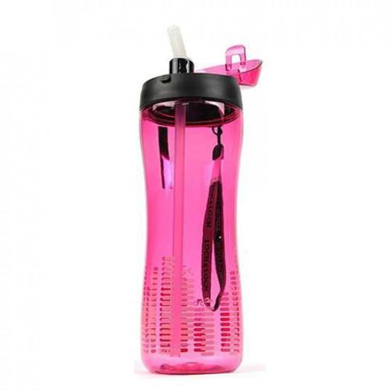 Bình Nước Thể Thao Lock&Lock Bisfree Có Ống Hút Abf629p 650ml (Hồng)