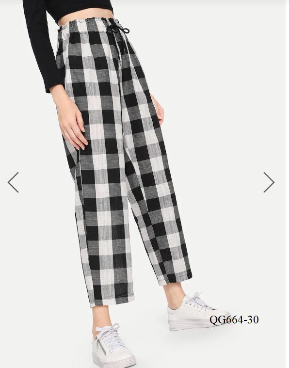 QUẦN CARO LƯNG THUN - SIZE S-6XL