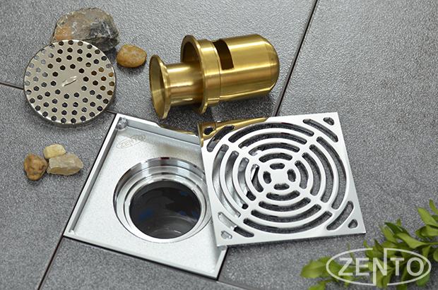 Thoát sàn chống mùi và côn trùng Zento ZT575 (120x120mm)