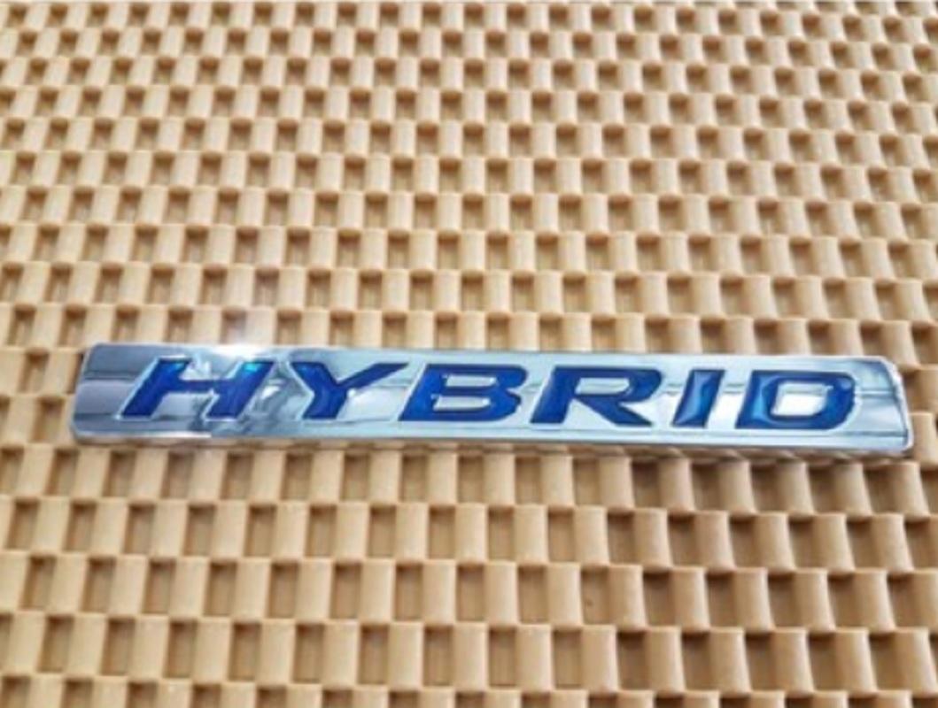 Chữ dán trang trí xe Hybrid