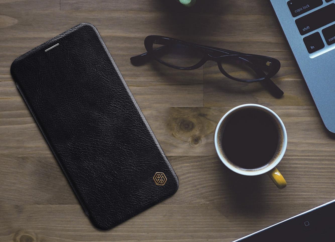 Bao Da Nillkin cho iPhone Xs Max QIN Leather (6.5 inch)